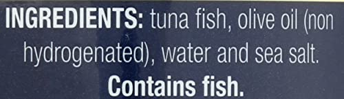 Tonnino tuna fish label close-up highlights premium packaging quality
