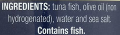 Tonnino tuna fish label close-up highlights premium packaging quality