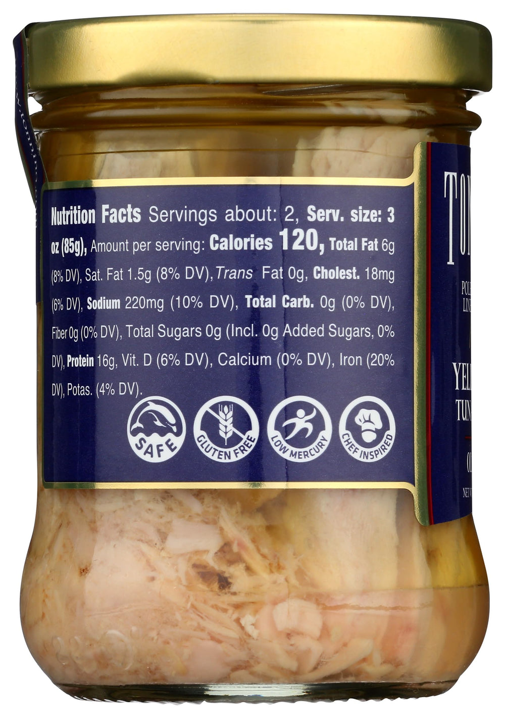 Tonnino tuna ready-to-eat serving suggestion on elegant dish