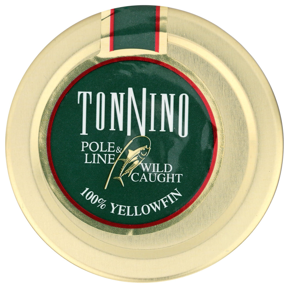 Tonnino Yellowfin Tuna served on a plate with greens and bread for a light lunch.