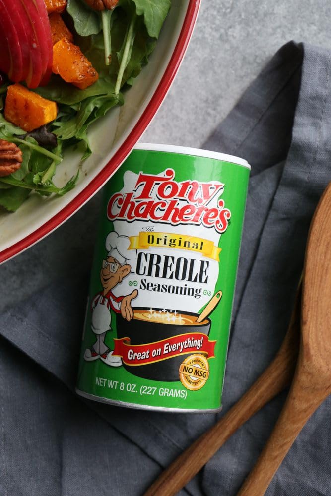Tony Chachere's seasoning ideal for BBQ and French fries for extra crunch and taste.