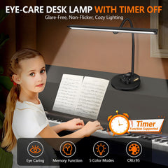 TonyEst piano light five color modes for customizable ambiance.