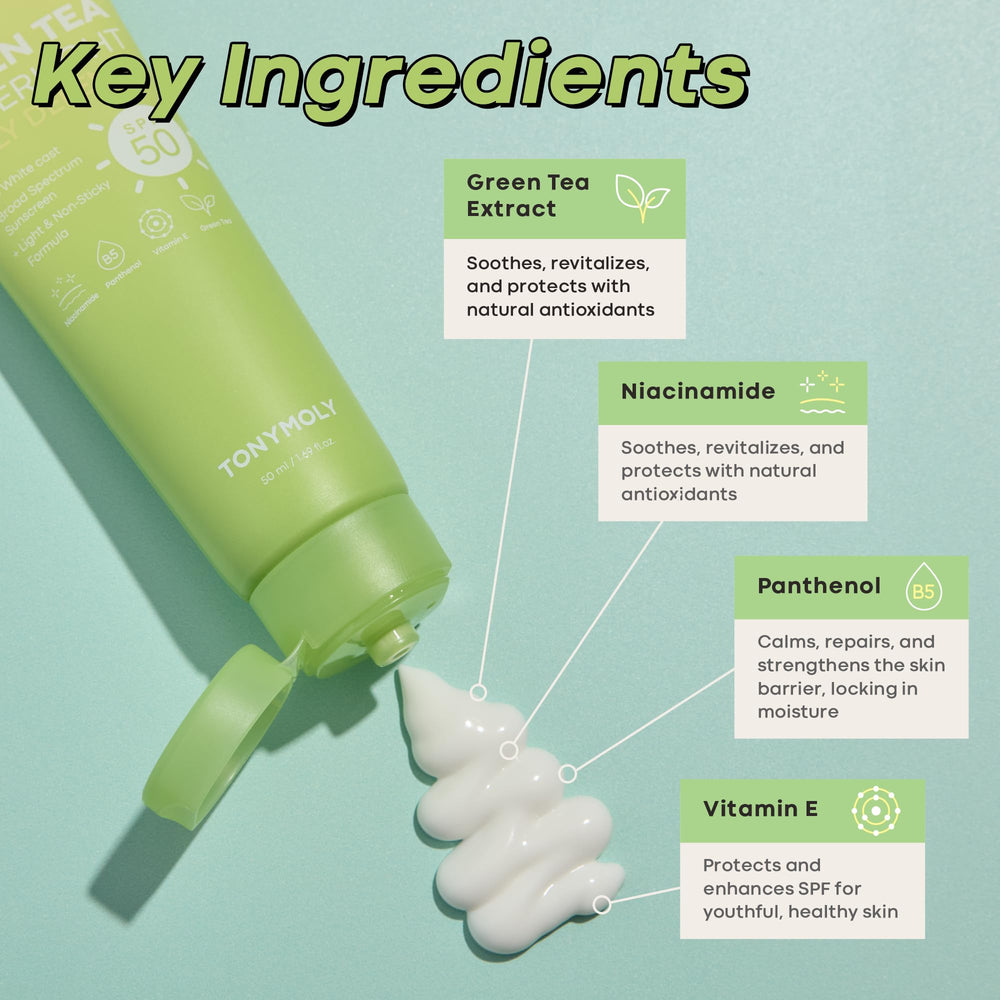 Sunscreen applied to skin shows natural, even finish