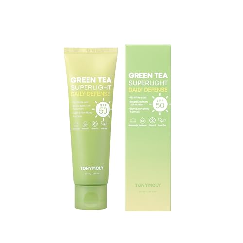 TONYMOLY sunscreen swatch reveals a smooth, non-greasy finish