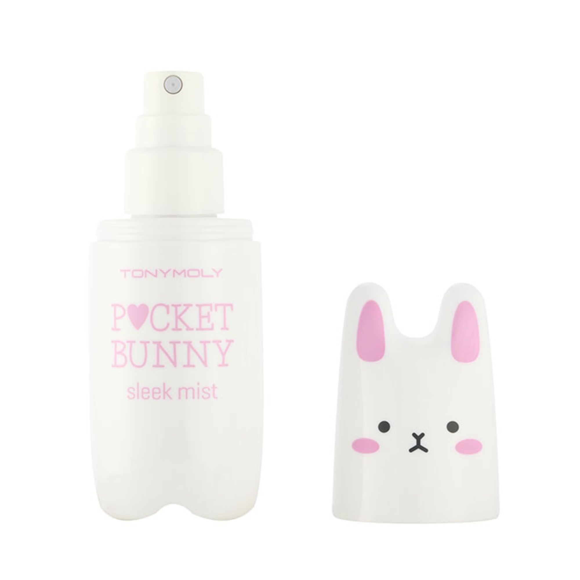 TONYMOLY Pocket Bunny Mist bottle for on-the-go hydration and quick refreshment.