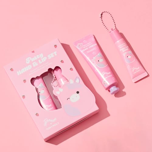 TONYMOLY strawberry shortcake lip gloss hydrates with sheer shine