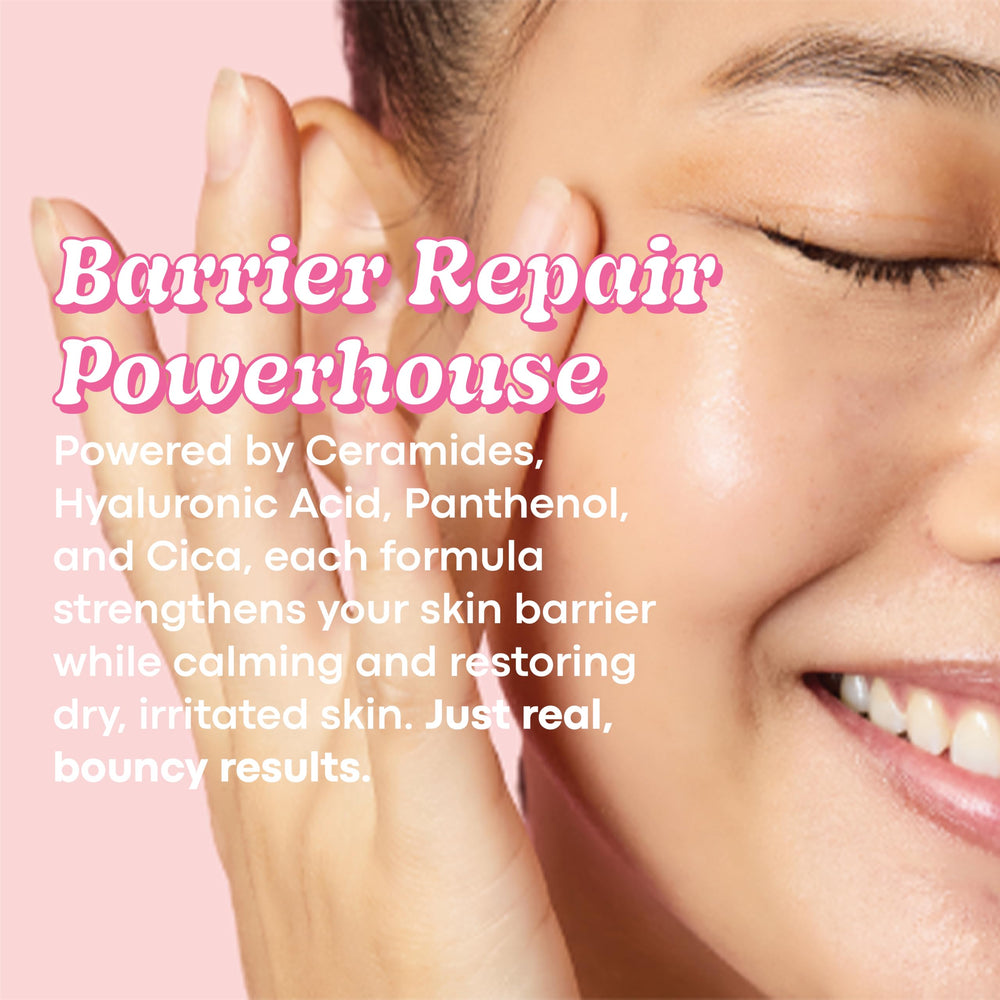 TONYMOLY Wonder Ceramide Mochi Milky Toner bottle demonstrates easy dispense for routine use.