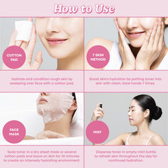 TONYMOLY Wonder Ceramide Mochi Milky Toner packaging close-up highlighting gentle, irritant-free formula.
