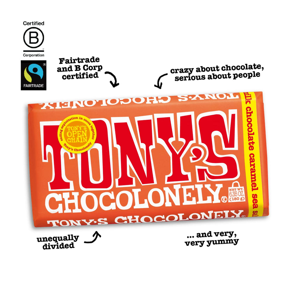 Desk-side cocoa break with Tony's bar promotes mindful snacking