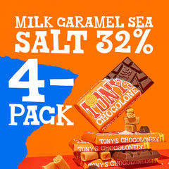 Gift-ready Tony's Chocolonely Milk Chocolate Bar for celebrations or thoughtful presents