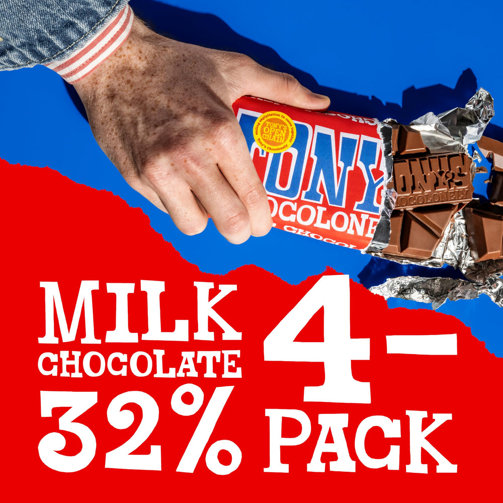 Clear sourcing and traceability underscore Tony's commitment to ethical cocoa production.