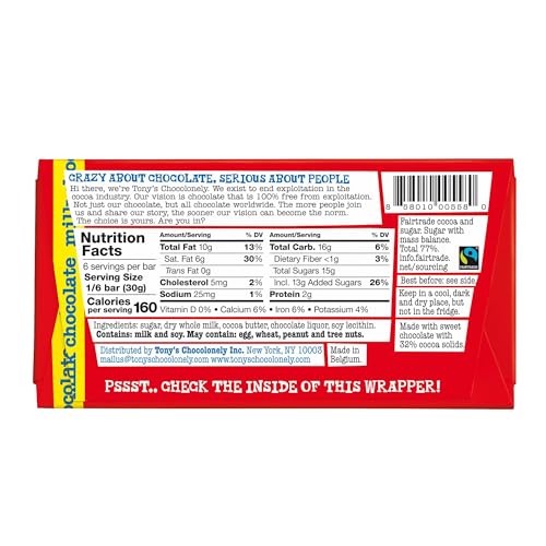 Unequally divided pieces highlight fairness, inviting shareable moments with Tony's chocolate.
