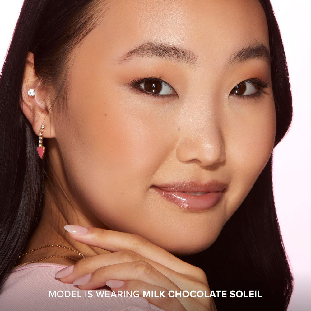 Too Faced Chocolate Soleil cocoa scent evokes dessert-inspired beauty routine.