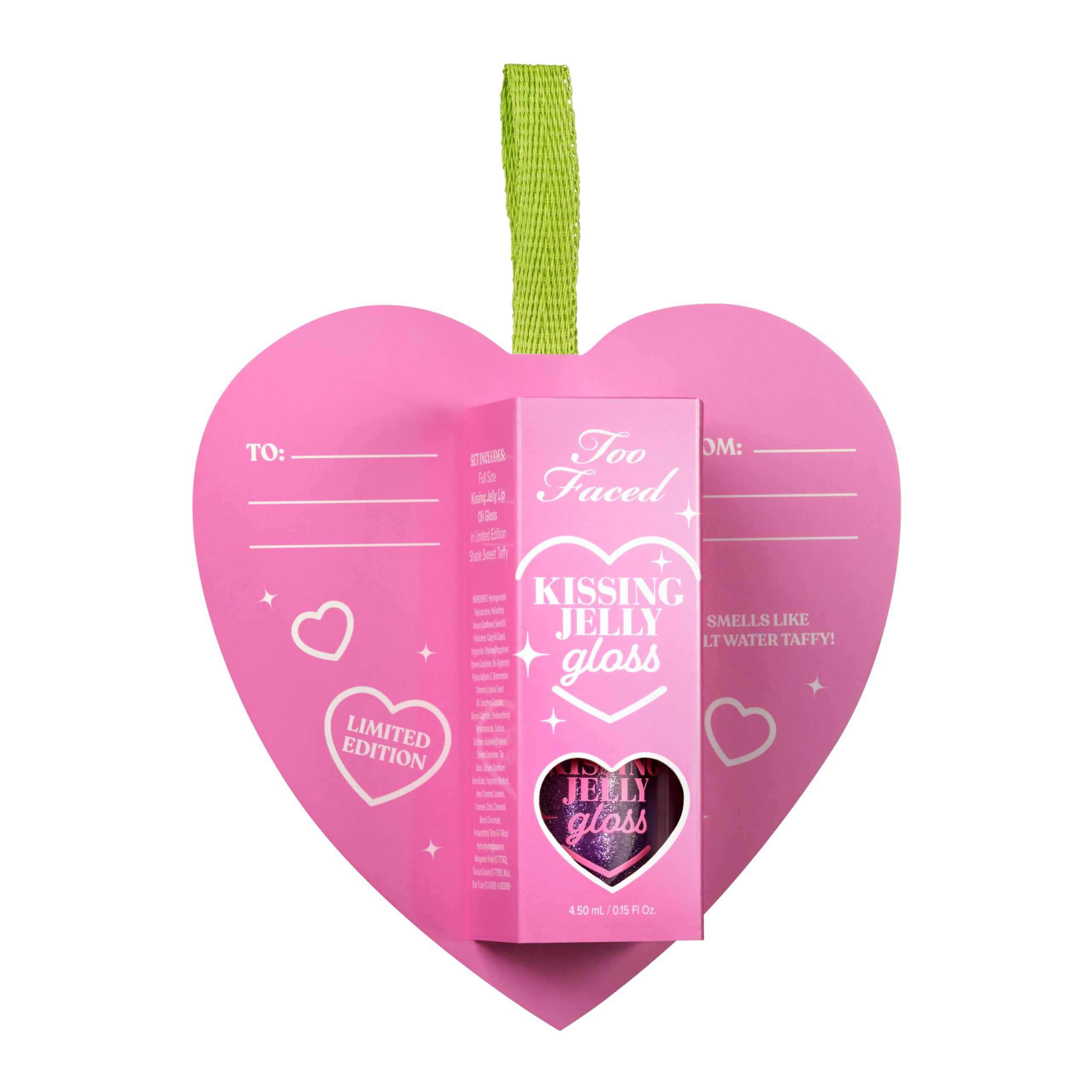 Too Faced Kissing Jelly Ornament offers instant high shine gloss.