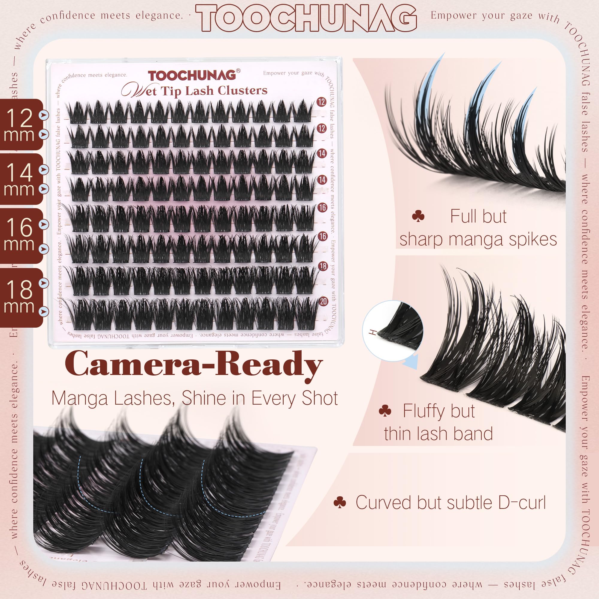 TOOCHUNAG easy application with wide band for quick wear
