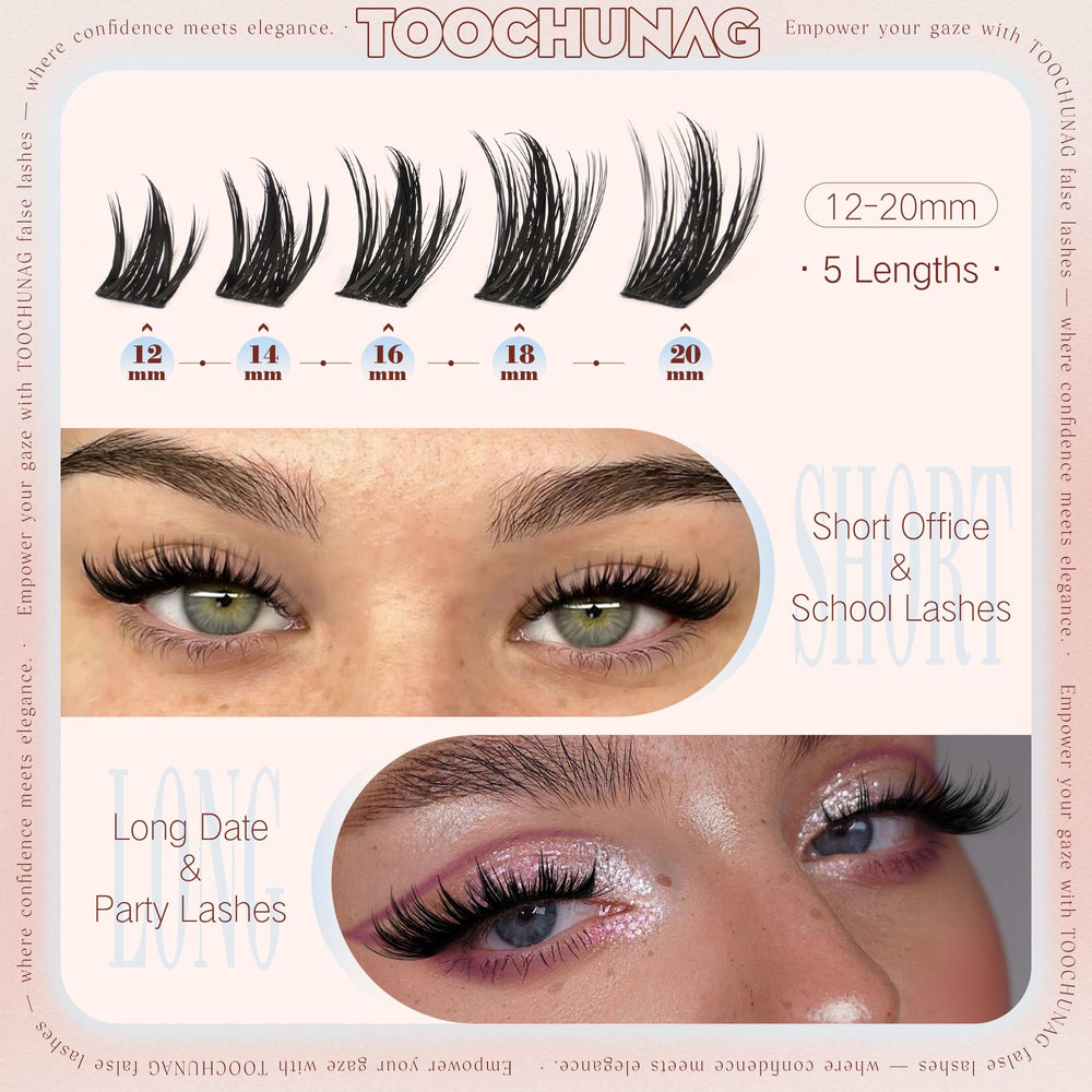 TOOCHUNAG portable lash case for on-the-go beauty