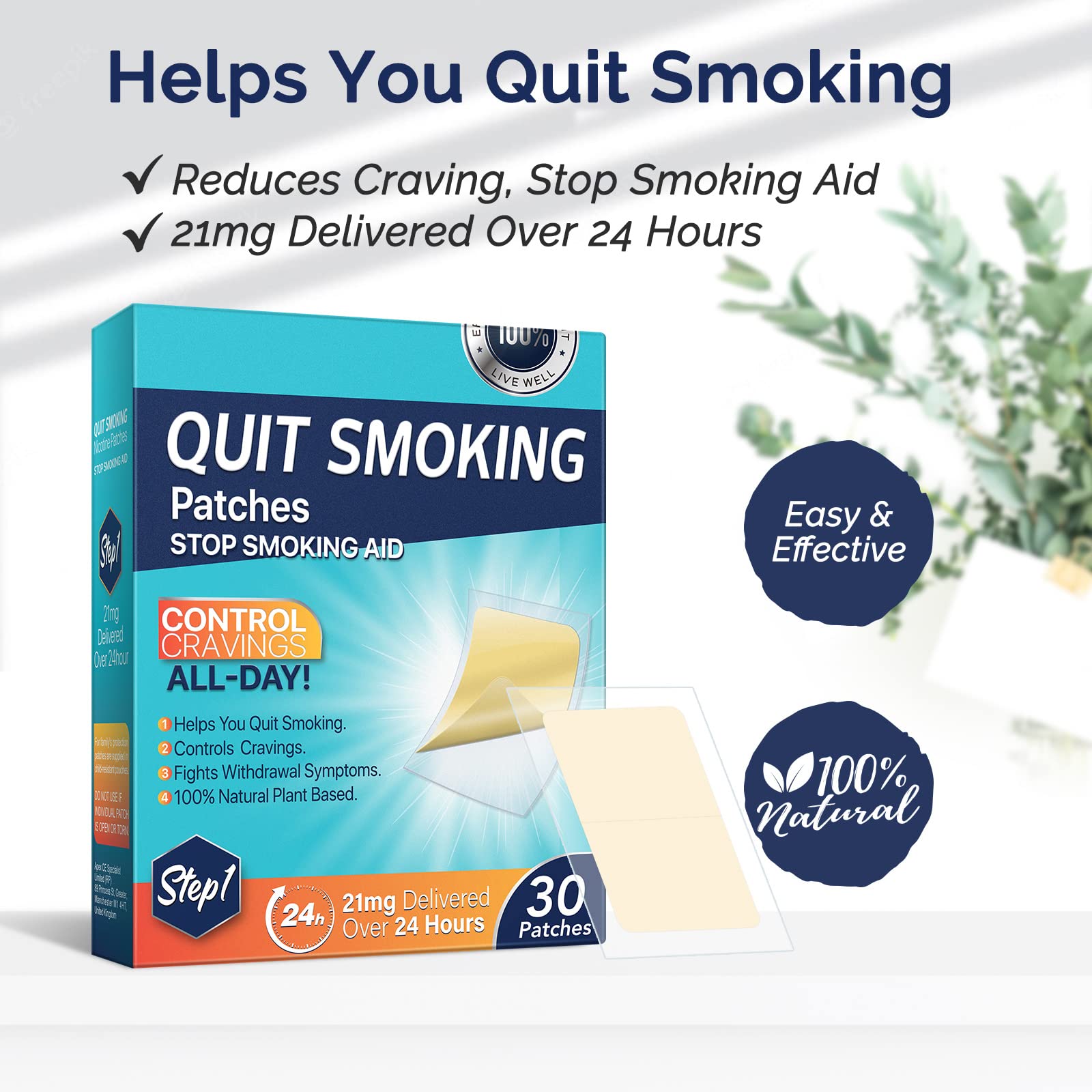 Tooffi quit patch packaging with a step-by-step usage guide