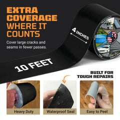 TOOLTROOPERS TITANPATCH PRO bonds to boat hull for durable sealing.