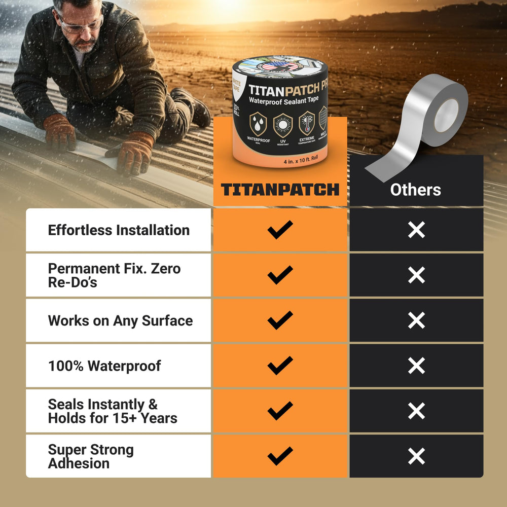 TOOLTROOPERS TITANPATCH PRO easy-release liner shown for clean application.