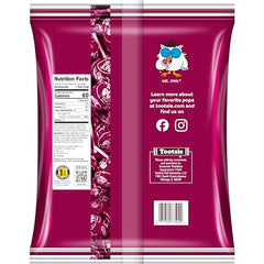 Tootsie Pops Raspberry bulk bag open, ready for sharing at parties.