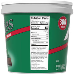 Tootsie Roll Andes Creme de Menthe Thin Mints foil-wrapped pieces for snacking anytime.