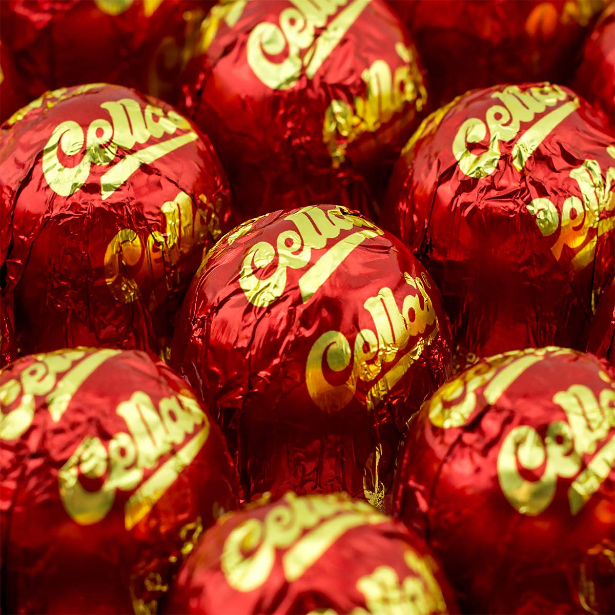 Tootsie Roll Cella's milk chocolate cherries with a classic snap.