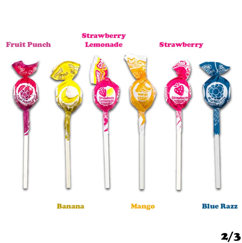 Charms Mini Pops Apple Pie flavor by Tootsie Roll, nostalgic taste in a compact package.