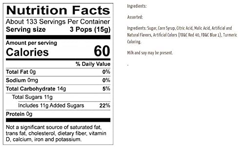 Charms Mini Pops Mango flavor by Tootsie Roll, tropical sweetness in a convenient bag.