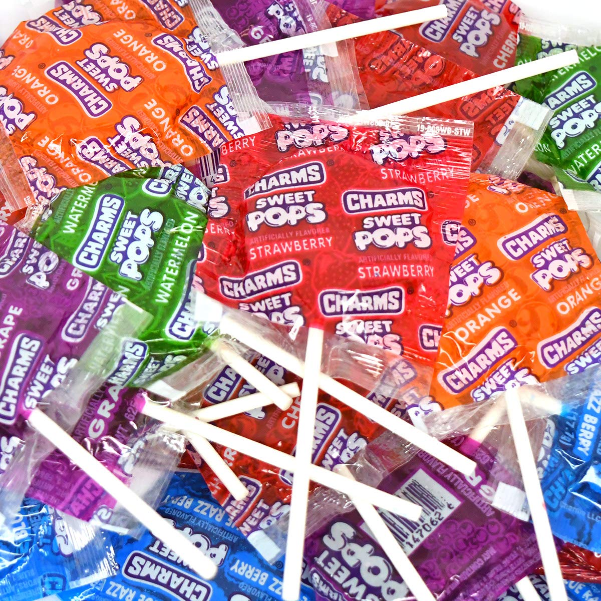 Tootsie Roll Charms Sweet & Sour and Cotton Candy options add variety for occasions.