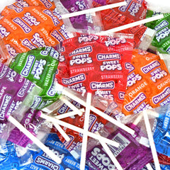 Tootsie Roll Charms Sweet & Sour and Cotton Candy options add variety for occasions.