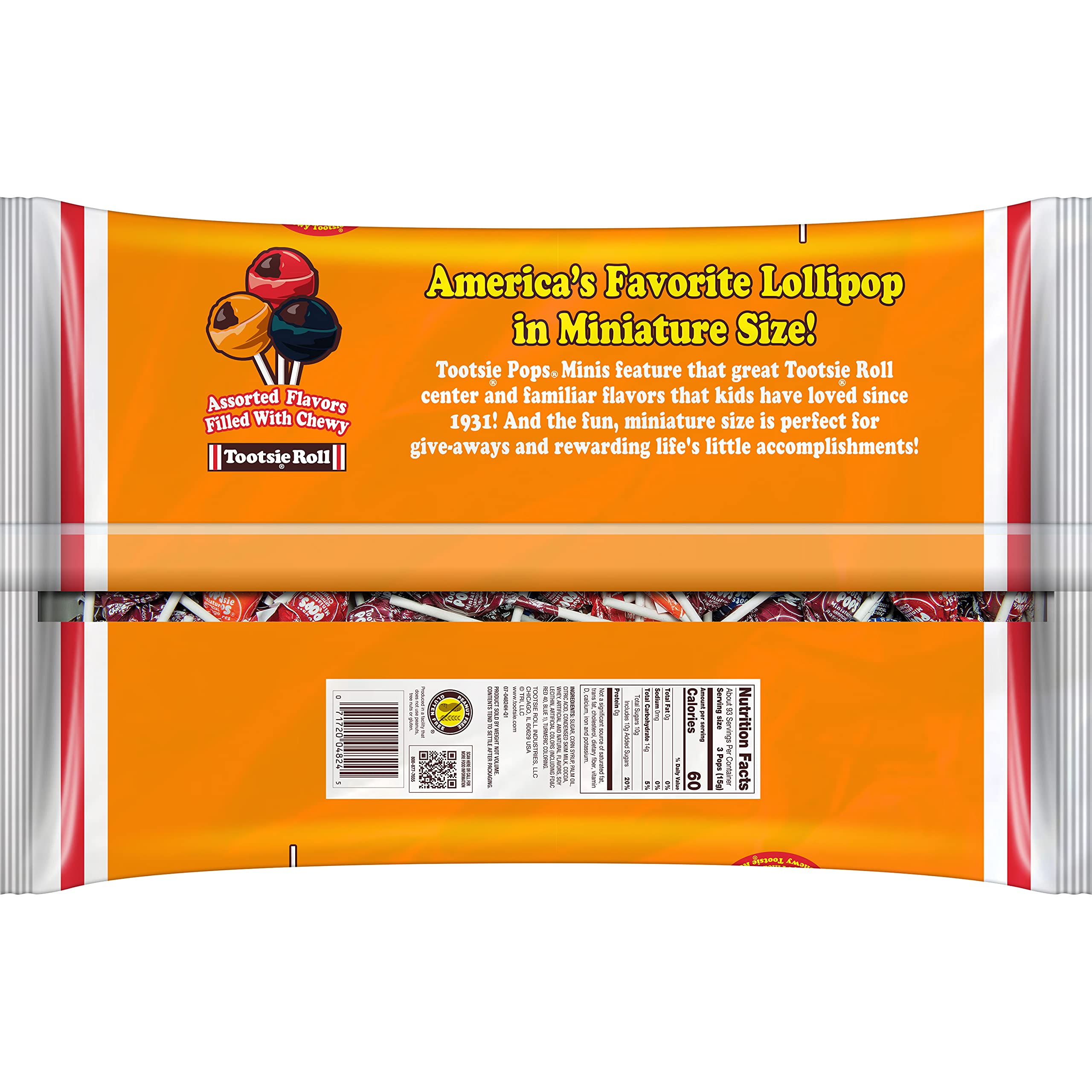 Tootsie Roll Pops flavors display emphasizing variety for parties and classrooms