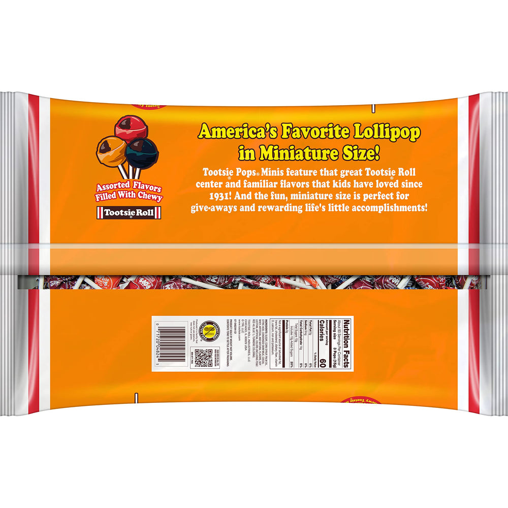 Tootsie Roll Pops flavors display emphasizing variety for parties and classrooms