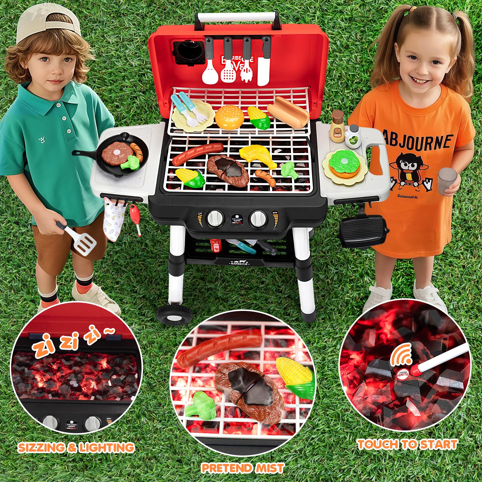 TooyBing grill on wheels makes outdoor play mobile and store-ready