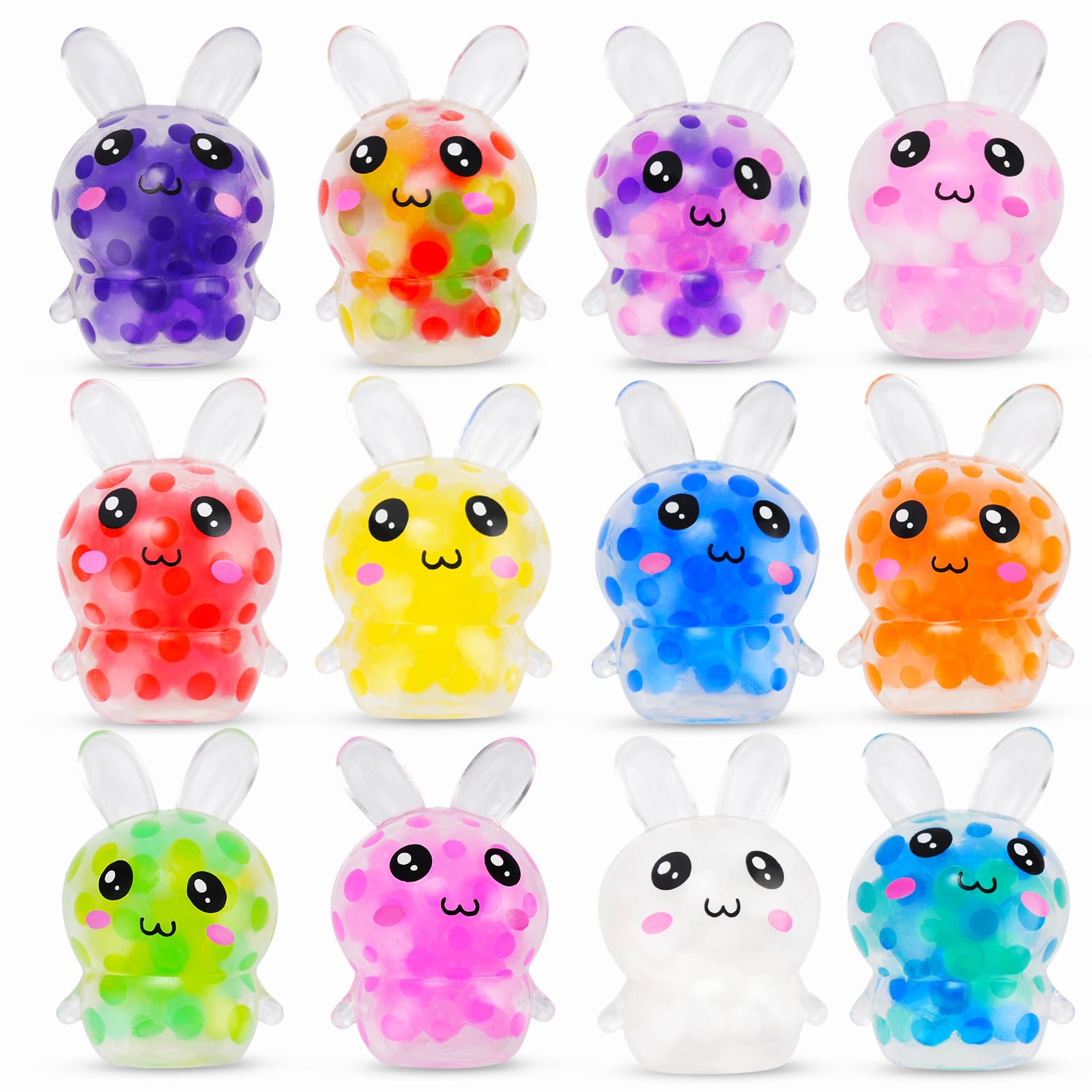 TOOYUMON Easter bunny squishy pack offers colorful tactile fun for Easter baskets.