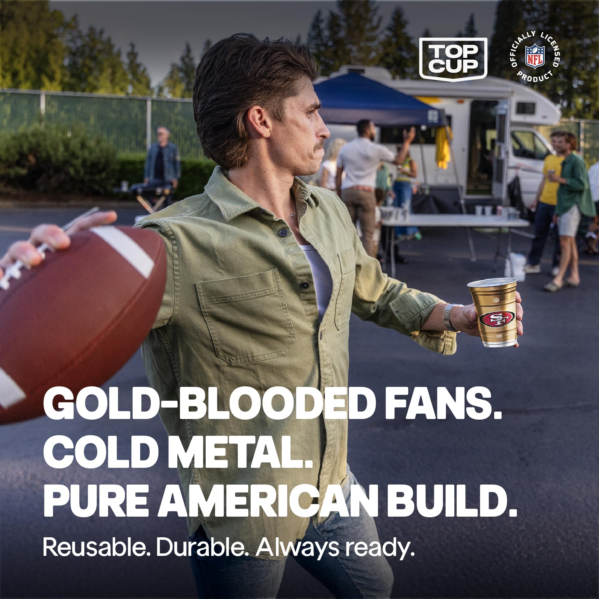 Top Cup NFL 49ers 20oz cup – ice-cold feel for refreshing sips.