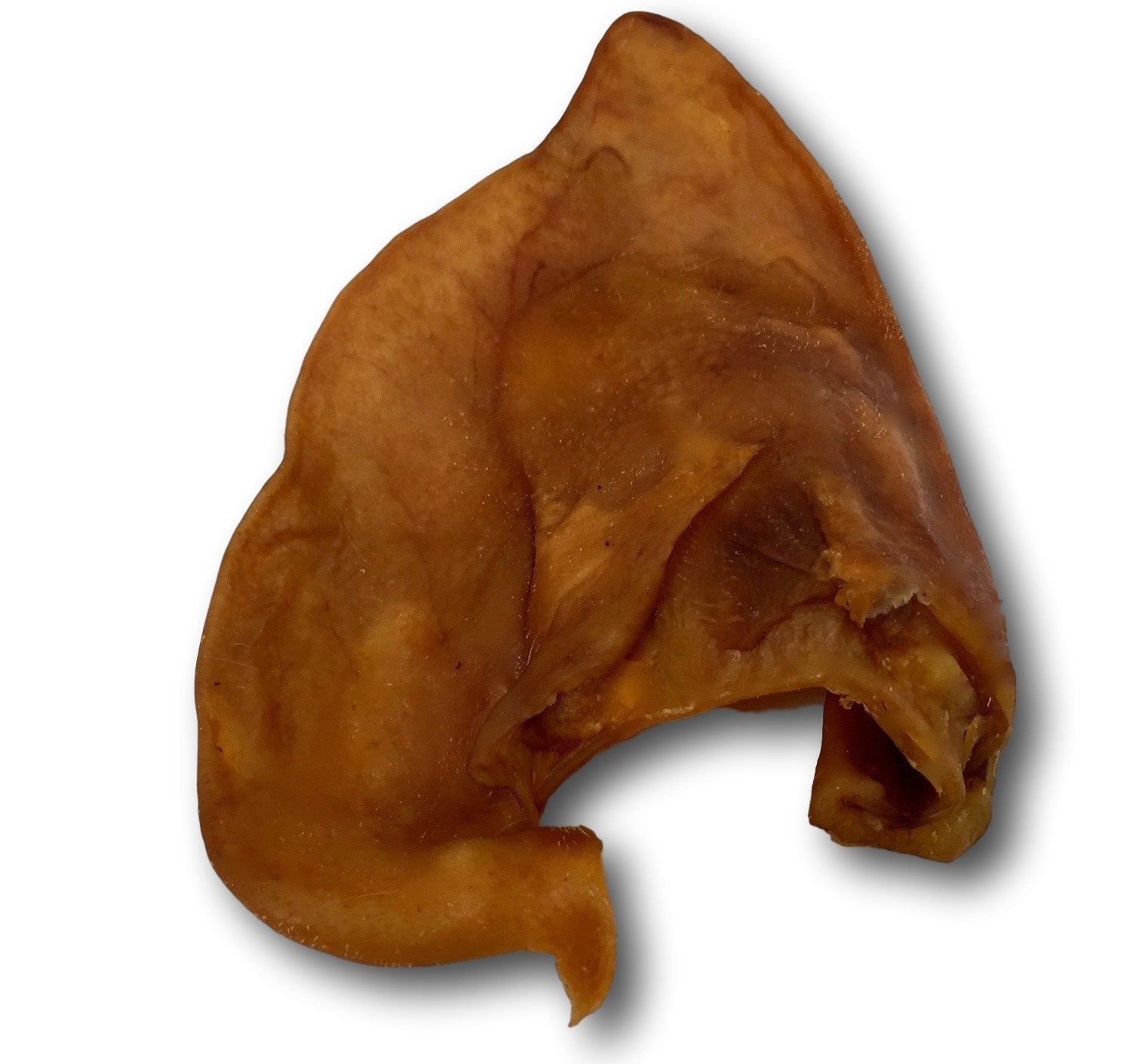 Top Dog Chews pig ears 100-pack count for bulk convenience.