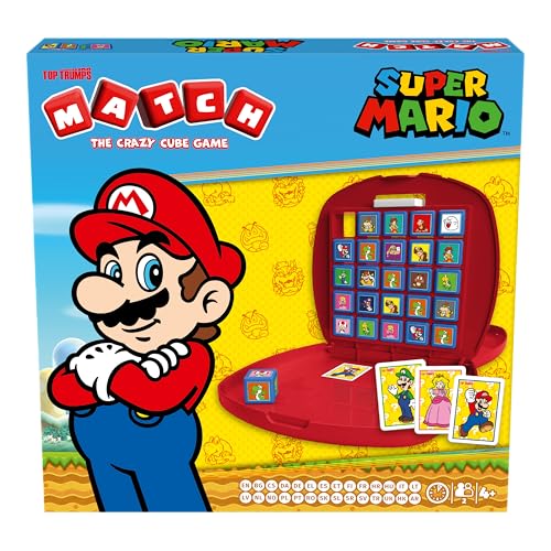 Top Trumps Super Mario cubes: character cubes aid quick matching and memory practice.