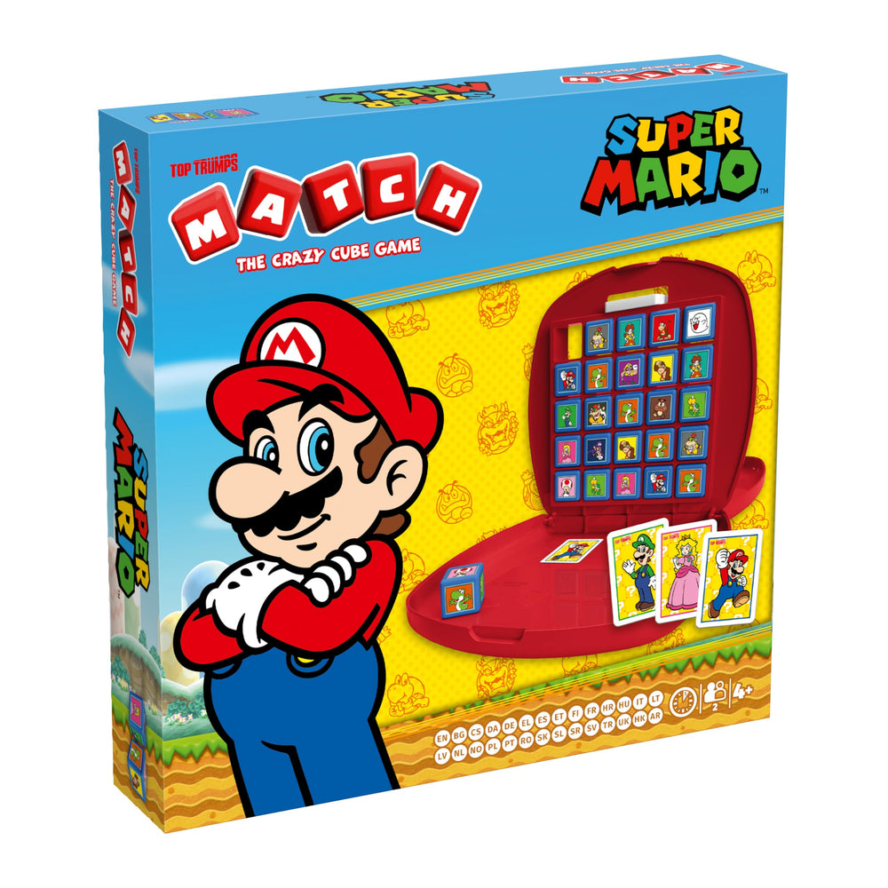 Top Trumps Super Mario two-player setup: effortless two-player experiences for families.