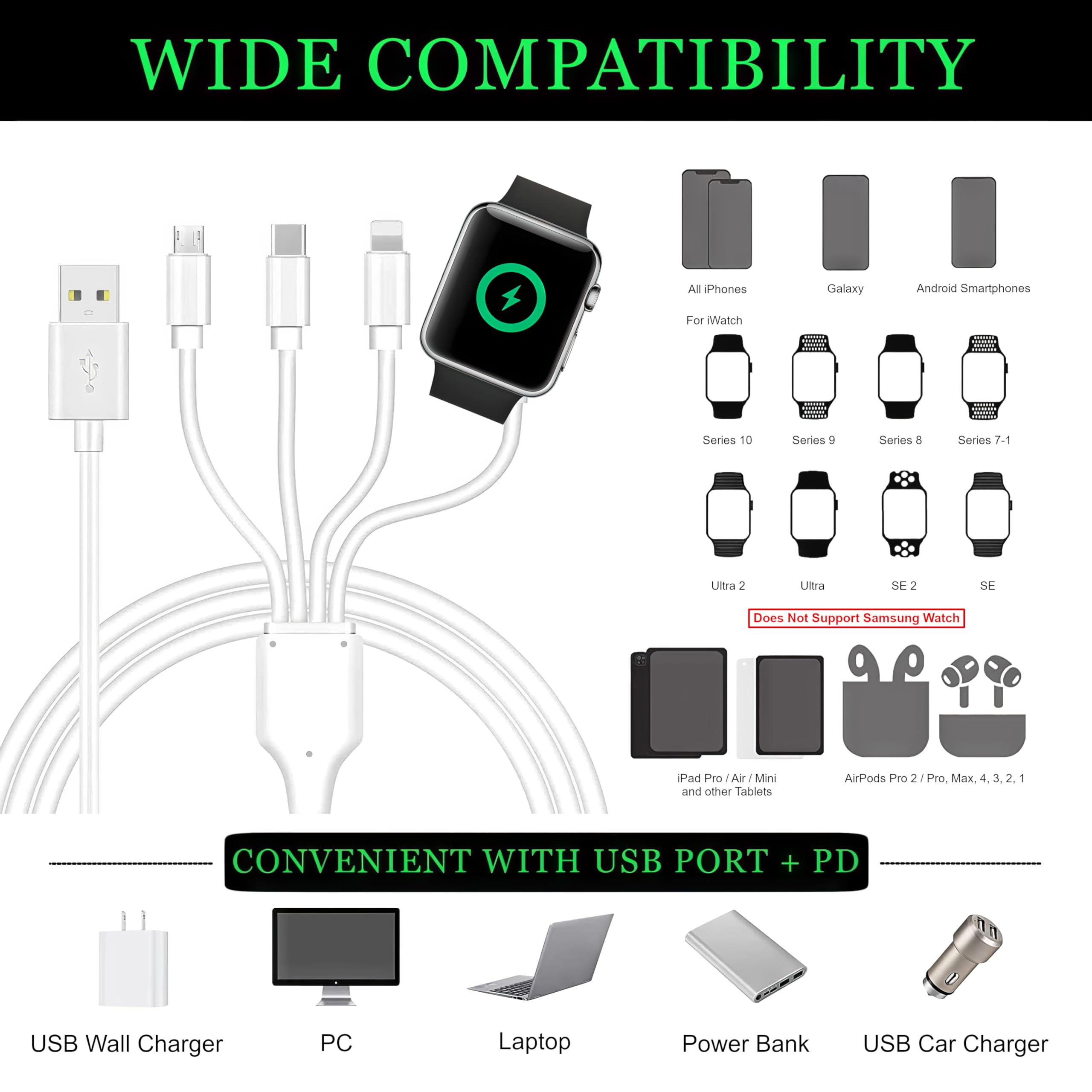 Top-Up all-in-one charger in use powering multiple devices.