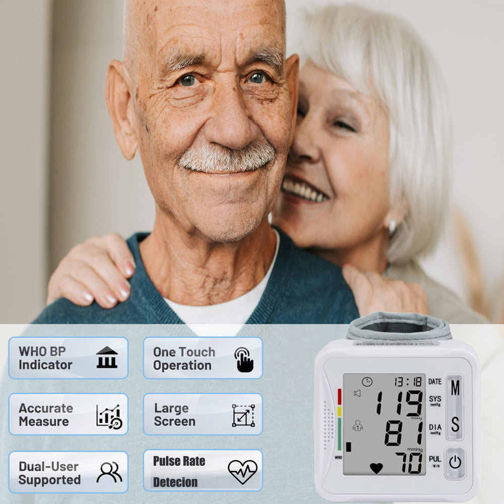 TopBOMED BP monitor highlights simple one-button operation for daily checks.