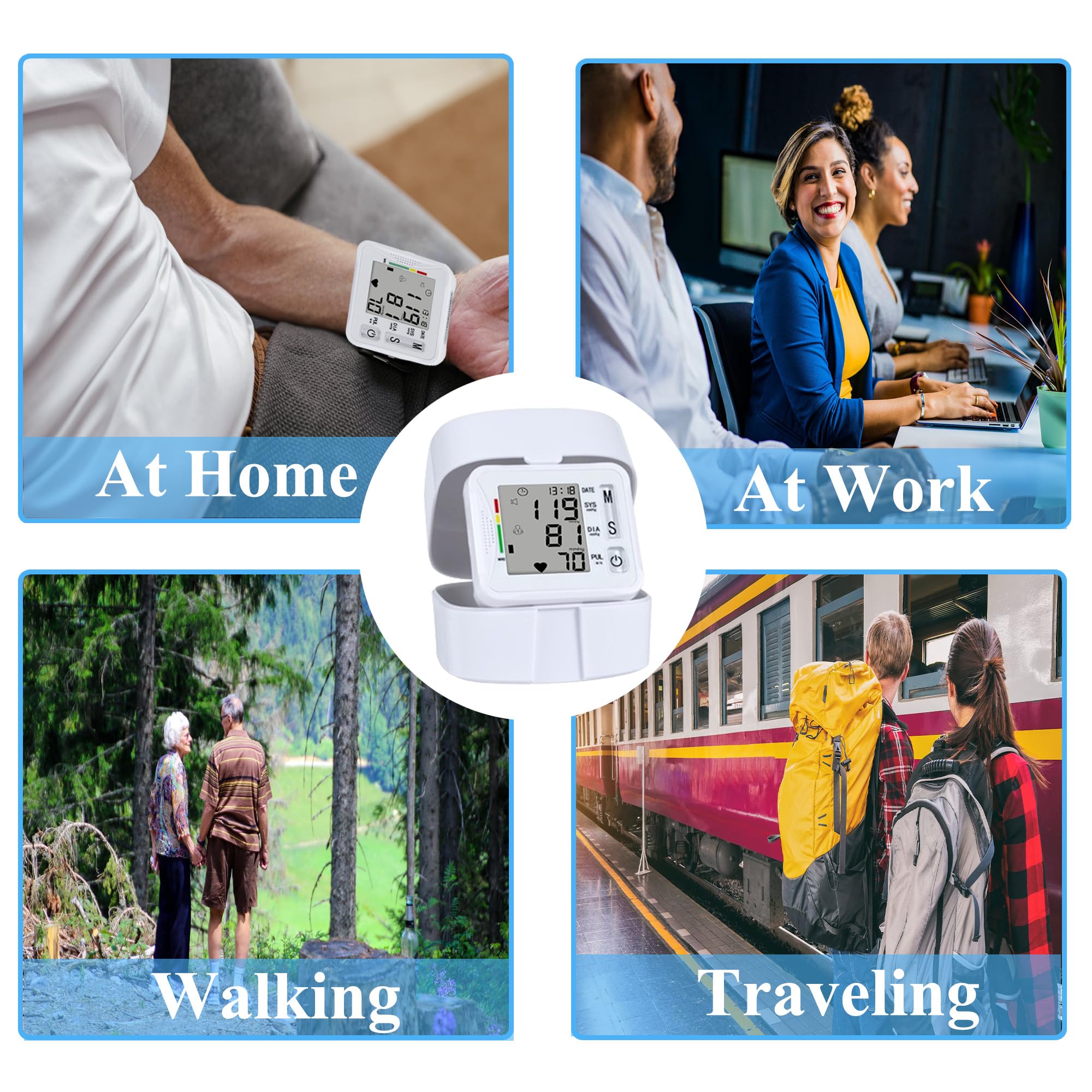 TopBOMED portable BP monitor ideal for travel and on-the-go use.