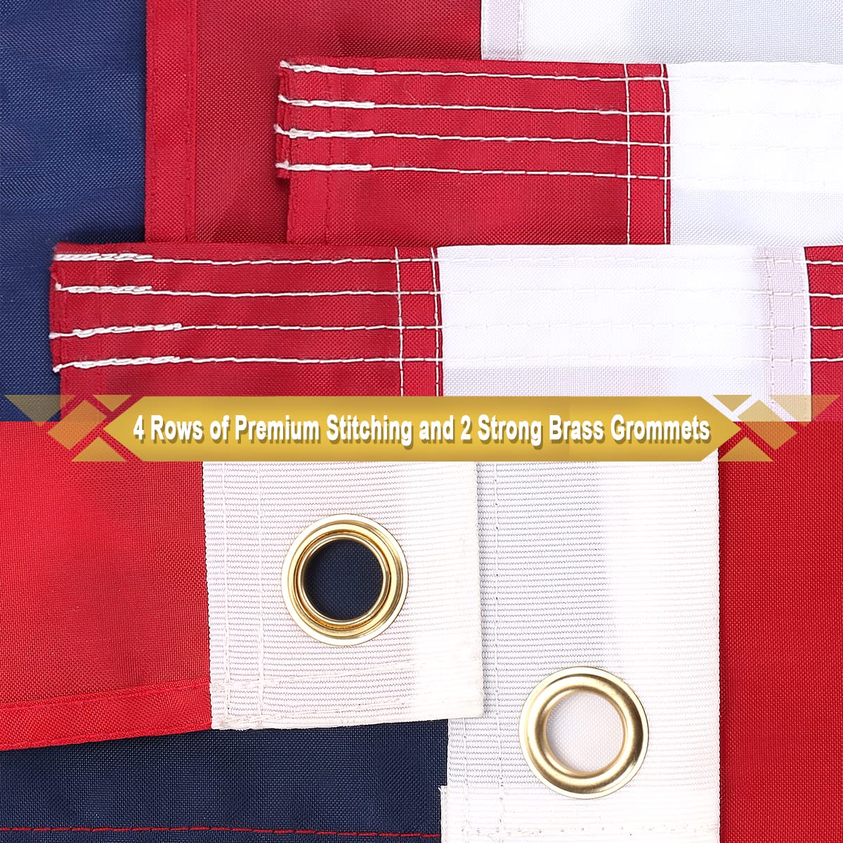 TOPFLAGS American Flag 4x6 ft crafted with durable materials for long-lasting performance.