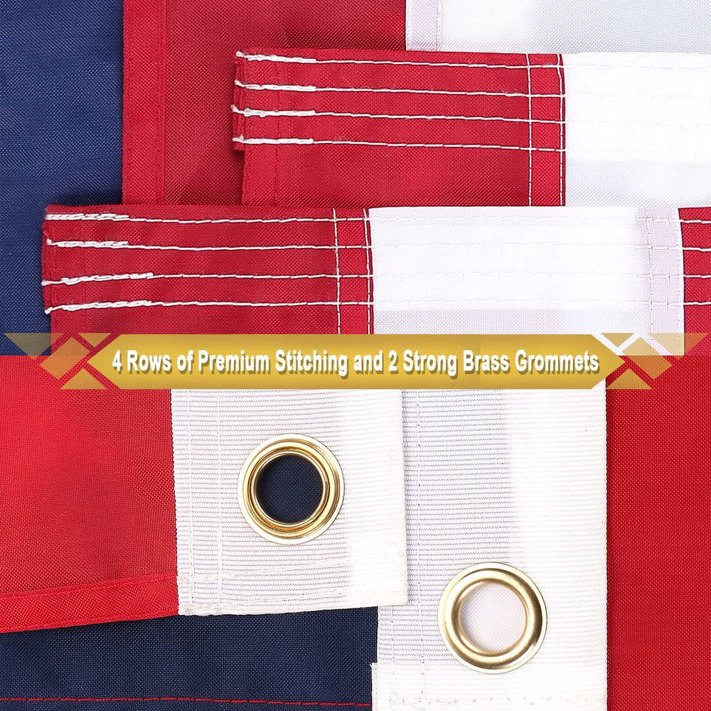 TOPFLAGS American Flag 4x6 ft crafted with durable materials for long-lasting performance.