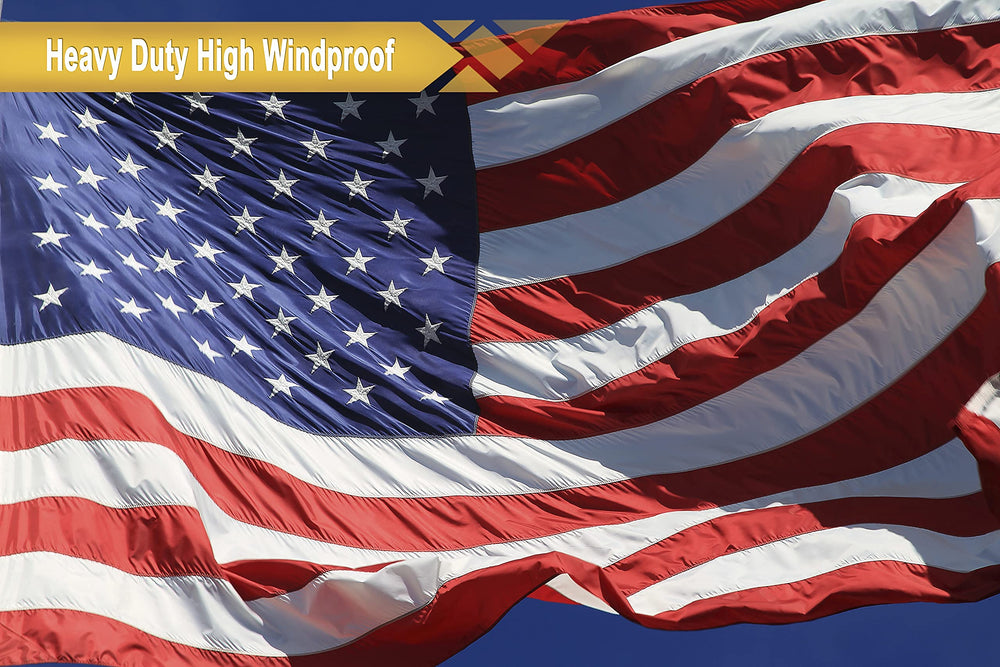 TOPFLAGS American Flag 4x6 ft ideal for holiday and everyday patriotic displays.