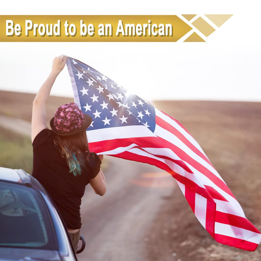 TOPFLAGS American Flag 4x6 ft ideal for Independence Day outdoor display.