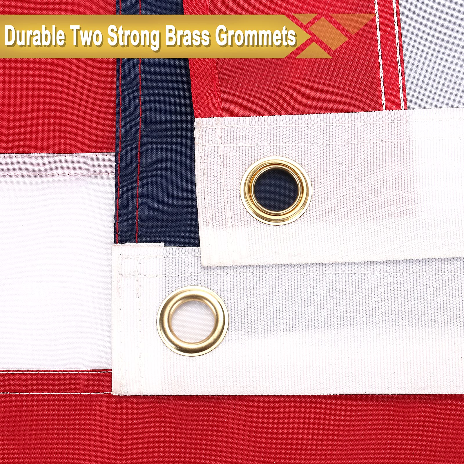 TOPFLAGS American Flag 4x6 ft designed for outdoor use on walls or poles.