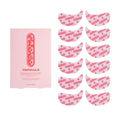 Topicals Faded under-eye masks on a hydrogel patch for a refreshed look.