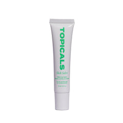 Topicals Slick Salve mint glossy lip balm on white background, radiant moisture boost.