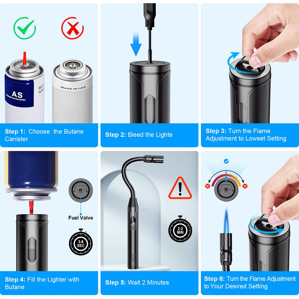 TopKAY multipurpose torch lighter suited for camping, kitchens, and grills