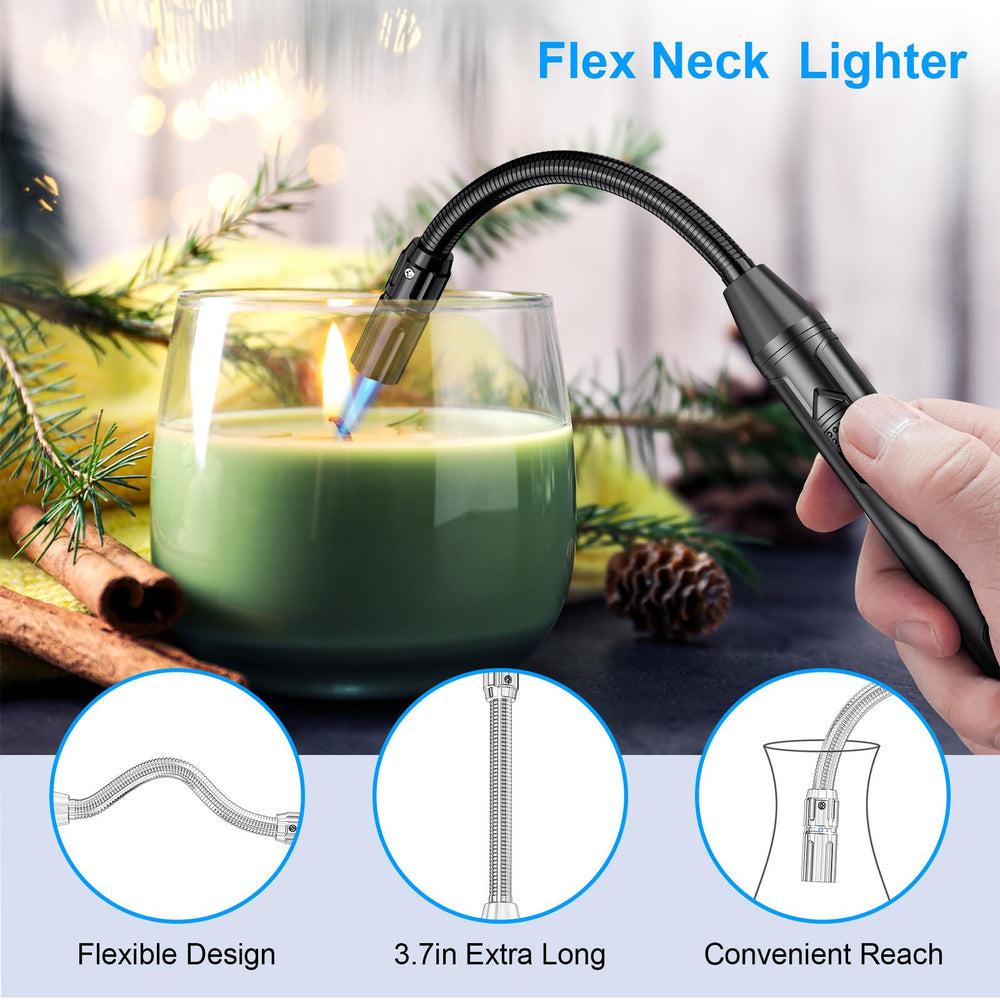 TopKAY windproof torch lighter maintaining flame in breezy conditions for outdoor cooking